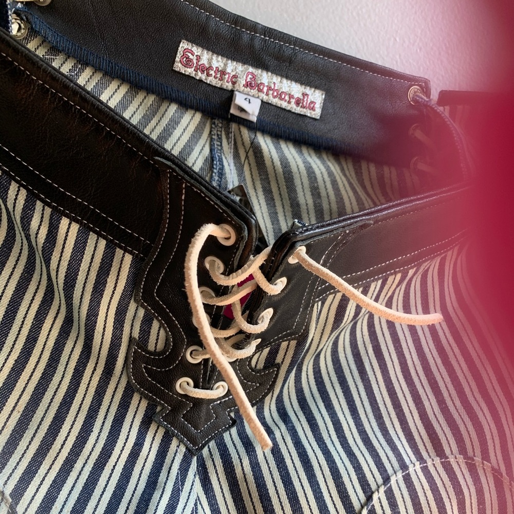 Electric Barberella Tie-Up Pants